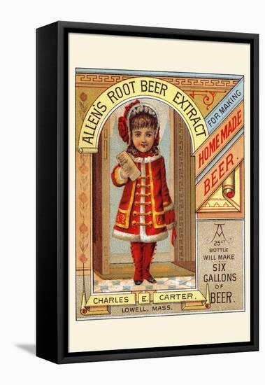 Allen's Root Beer Extract-null-Framed Stretched Canvas