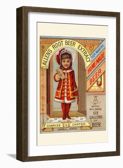 Allen's Root Beer Extract-null-Framed Art Print