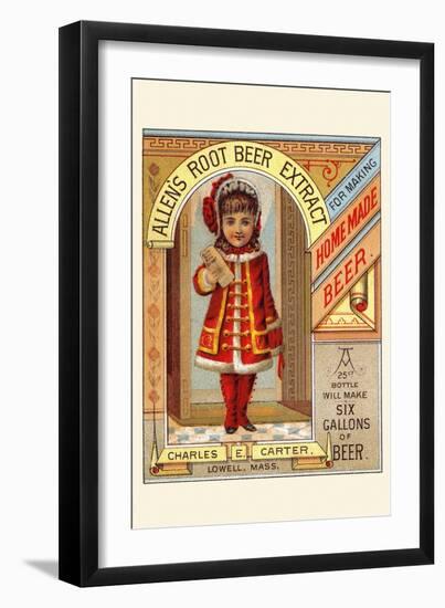 Allen's Root Beer Extract-null-Framed Art Print