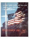 Remember Dec. 7th! 1942-Allen Saalburg-Mounted Art Print