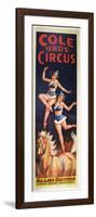 "Allen Sisters, America's Greatest Equestriennes", Circa 1940-null-Framed Giclee Print