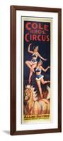 "Allen Sisters, America's Greatest Equestriennes", Circa 1940-null-Framed Giclee Print