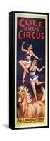 "Allen Sisters, America's Greatest Equestriennes", Circa 1940-null-Framed Stretched Canvas