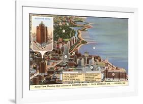 Allerton Hotel, Chicago, Illinois-null-Framed Premium Giclee Print