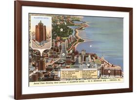 Allerton Hotel, Chicago, Illinois-null-Framed Premium Giclee Print