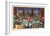 Allerton Hotel Lounge, Chicago, Illinois-null-Framed Art Print