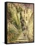 Alley Amalfi-Antonio Mancini-Framed Stretched Canvas