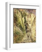 Alley Amalfi-Antonio Mancini-Framed Giclee Print