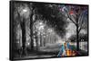 ALLEY BY THE LAKE-Leonid Afremov-Framed Standard Poster