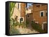 Alley in Fornalutx, Majorca, Balearics, Spain-Katja Kreder-Framed Stretched Canvas