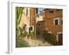 Alley in Fornalutx, Majorca, Balearics, Spain-Katja Kreder-Framed Photographic Print