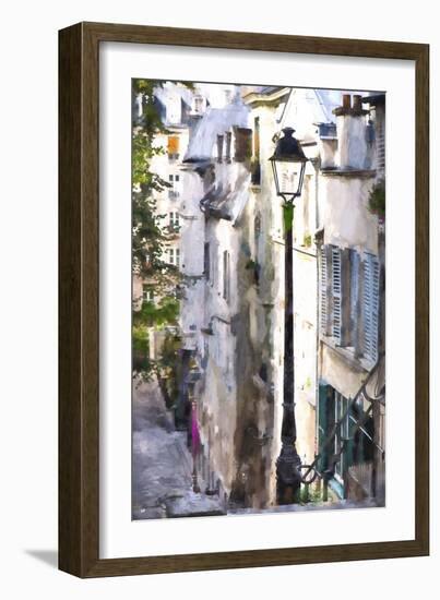 Alley in Paris-Philippe Hugonnard-Framed Giclee Print