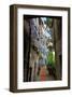 Alley in the Old Town of Ventimiglia, Province of Imperia, Liguria, Italy-null-Framed Art Print