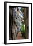 Alley in the Old Town of Ventimiglia, Province of Imperia, Liguria, Italy-null-Framed Art Print