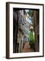 Alley in the Old Town of Ventimiglia, Province of Imperia, Liguria, Italy-null-Framed Art Print