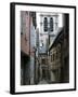 Alley of the Cats and Eglise Ste-Madeleine-Walter Bibikow-Framed Photographic Print