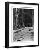 Alley on the Bowery, New York-Emil Otto Hoppé-Framed Photographic Print