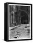 Alley on the Bowery, New York-Emil Otto Hoppé-Framed Stretched Canvas