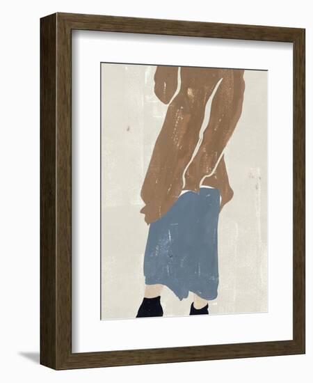 Alley Pose II-Melissa Wang-Framed Art Print