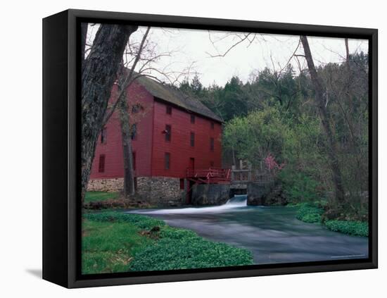 Alley Spring Mill near Eminence, Missouri, USA-Gayle Harper-Framed Stretched Canvas