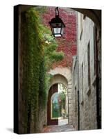 Alley to Garden, Languedoc-Roussillon, France-Lisa S. Engelbrecht-Stretched Canvas