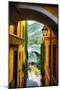 Alley With a Lake View, Bellagio, Lake Como, Italy-George Oze-Mounted Photographic Print