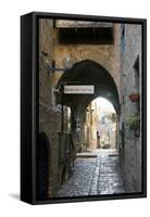 Alleys in the Old Jaffa, Tel Aviv, Israel, Middle East-Yadid Levy-Framed Stretched Canvas