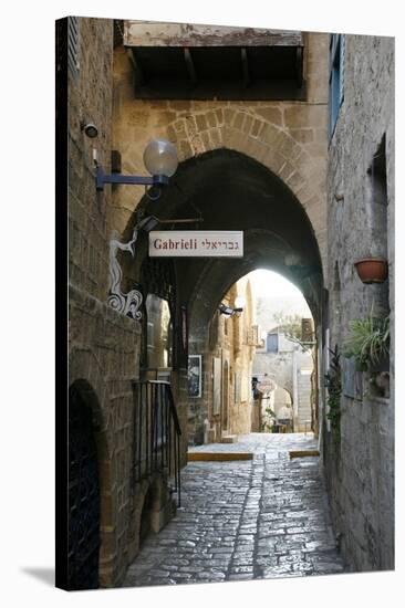Alleys in the Old Jaffa, Tel Aviv, Israel, Middle East-Yadid Levy-Stretched Canvas