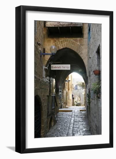 Alleys in the Old Jaffa, Tel Aviv, Israel, Middle East-Yadid Levy-Framed Photographic Print