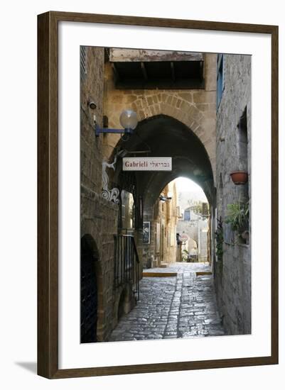 Alleys in the Old Jaffa, Tel Aviv, Israel, Middle East-Yadid Levy-Framed Photographic Print