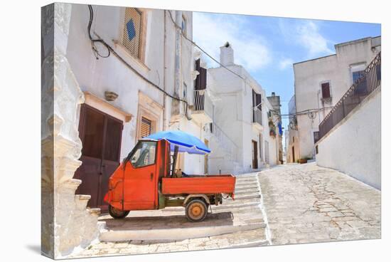 Alleyway. Ceglie Messapica. Puglia. Italy.-Mi.Ti.-Stretched Canvas