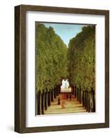 Alleyway in the Park of Saint-Cloud, 1908-Henri Rousseau-Framed Premium Giclee Print