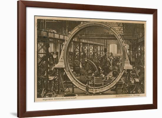 Allgemeine Elektricitats-Gesellschaft. Postcard Sent on 20 April 1913-German photographer-Framed Giclee Print