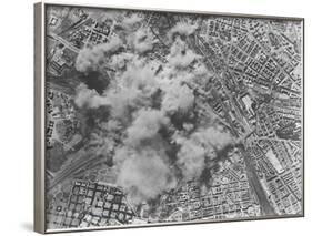 Allied Air Raid on Rome-null-Framed Photographic Print