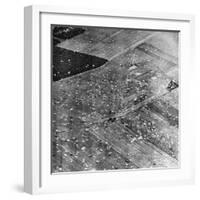 Allied Airborne Army Parachutes in Holland; Second World War-null-Framed Photographic Print