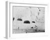 Allied Aircraft Drop Paratroopers into German Held Netherlands-null-Framed Photo