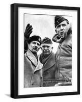 Allied Commanders in France, 1944-null-Framed Giclee Print