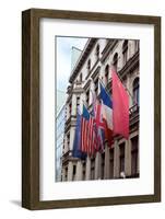 Allied Flags in Checkpoint Charlie, Berlin-motorolka-Framed Photographic Print