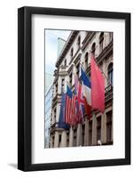 Allied Flags in Checkpoint Charlie, Berlin-motorolka-Framed Photographic Print