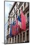 Allied Flags in Checkpoint Charlie, Berlin-motorolka-Mounted Photographic Print