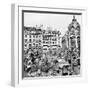 Allied Forces and French Civilians Celebrating the Liberation of Paris, Hotel De La Ville-Frank Scherschel-Framed Premium Photographic Print