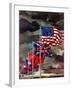 "Allied Forces Flags," July 3, 1943-John Atherton-Framed Giclee Print