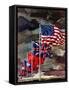 "Allied Forces Flags," July 3, 1943-John Atherton-Framed Stretched Canvas