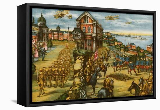 Allied Invasion of Russia During the Bolshevik Revolution 1919-null-Framed Stretched Canvas