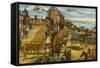 Allied Invasion of Russia During the Bolshevik Revolution 1919-null-Framed Stretched Canvas