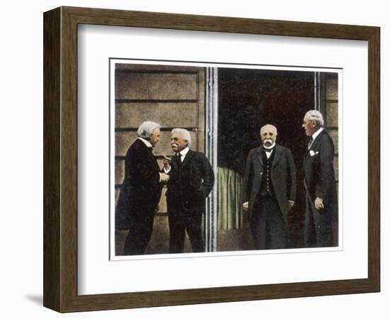 Allied Leaders at Paris-null-Framed Photographic Print