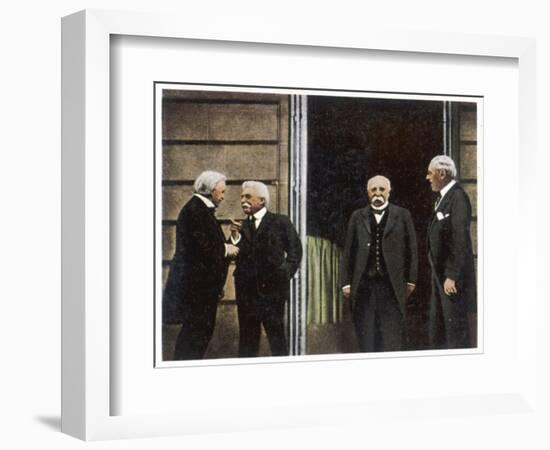 Allied Leaders at Paris-null-Framed Photographic Print