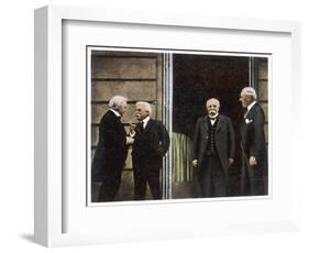 Allied Leaders at Paris-null-Framed Photographic Print