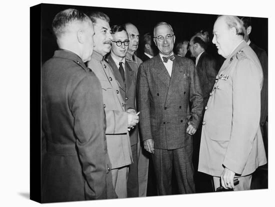 Allied Leaders at the Potsdam Conference, July 17- Aug. 2, 1945-null-Stretched Canvas