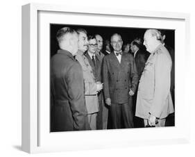 Allied Leaders at the Potsdam Conference, July 17- Aug. 2, 1945-null-Framed Photo